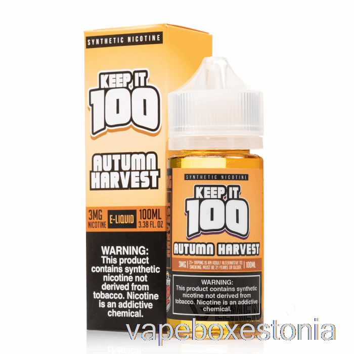 Vape Box Estonia Sügiskoristus - Hoia Seda 100 E-vedelik - 100ml 0mg